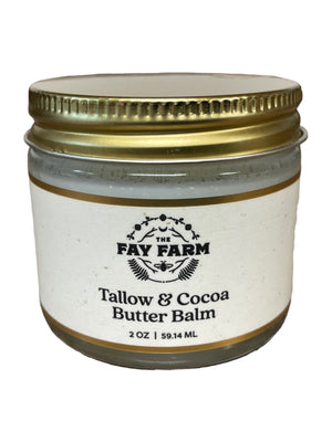 Organic Tallow & Cocoa Butter Balm - 2oz.